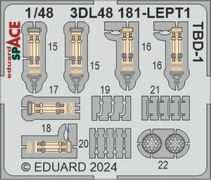 Eduard 3DL48181 TBD-1 SPACE HOBBY BOSS 1/48 – zdjęcie 2