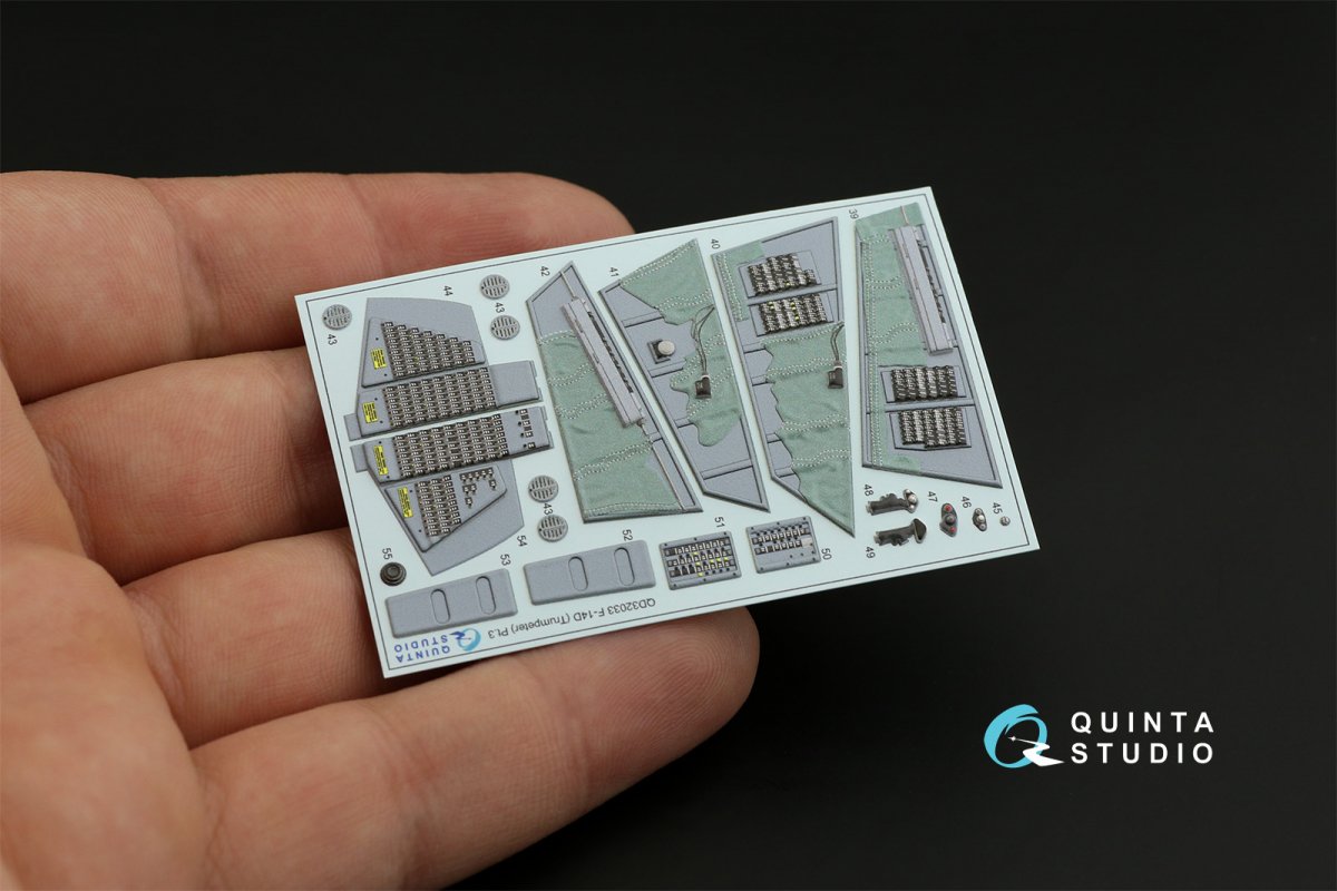 Quinta Studio QD32033 F-14D 3D-Printed &amp;amp; coloured Interior on decal paper ( Trumpeter ) 1/32 – zdjęcie 10