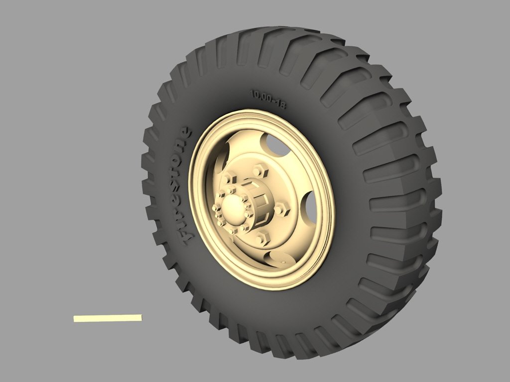 Panzer Art RE35-335 Marmon-Herrington road wheels (Dunlop) 1/35 – image 2