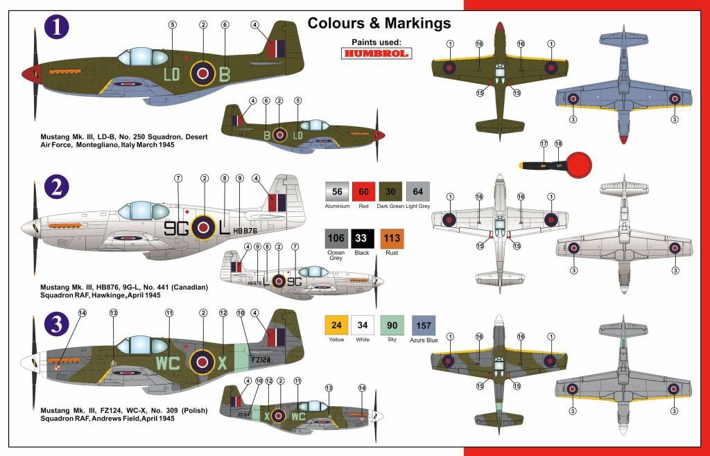 AZmodel AZ7568 Mustang Mk.III Dorsal fin 1/72 – image 2