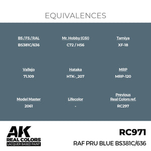 AK Interactive RC971 RAF PRU Blue BS381C/636 17 ml – zdjęcie 2