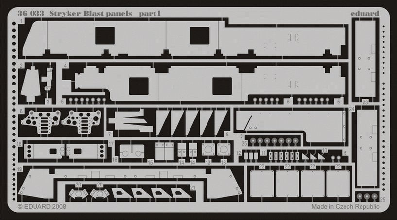Eduard 36033 Stryker blast panels 1/35 Trumpeter