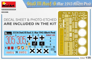 Mini Art 35336 StuG III Ausf. G Mar 1943 Alkett Prod 1/35 – zdjęcie 2