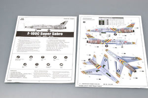 Trumpeter 01648 F-100C Super Sabre 1/72 – zdjęcie 4
