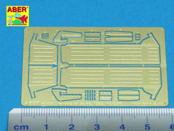 Aber 48007 Fenders for german tank destroyer Sd.Kfz. 138/2 Jagdpanzer 38(t) &amp;#39;&amp;#39;Hetzer&amp;#39;&amp;#39; 1/48 – zdjęcie 2