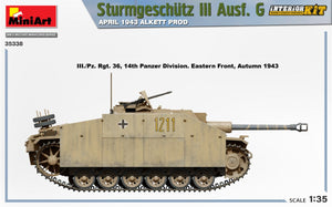 Mini Art 35338 Sturmgeschutz III Ausf. G APRIL 1943 ALKETT PROD. INTERIOR KIT 1/35 – image 6