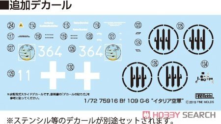 Fine Molds 75916 Bf 109 G-6 Regia Aeronautica 1/72 – image 5