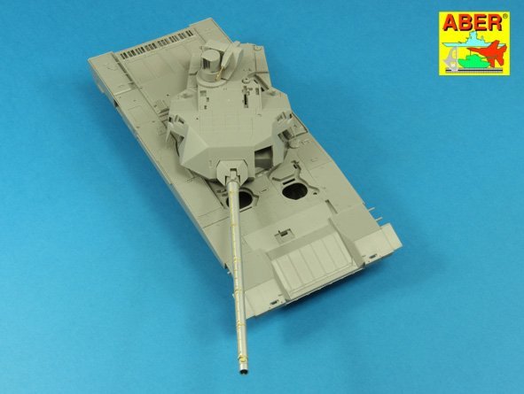 Aber 35 L-187 Armament for Russian Main Battle Tank T-14 ARMATA barrel for 125 mm 2A82-1M cannon &amp;amp; barrel for 12.7 mm Kord AA MG 1/35 – image 17