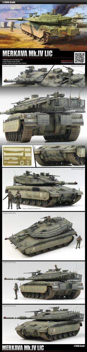 Academy 13227 MERKAVA Mk.IV LIC 1/35 – zdjęcie 2