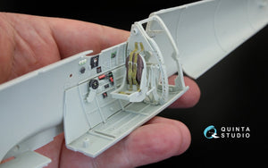 Quinta Studio QD32043 Spitfire Mk. II 3D-Printed &amp;amp; colored Interior on decal paper (for Revell kit) 1/32 – image 9