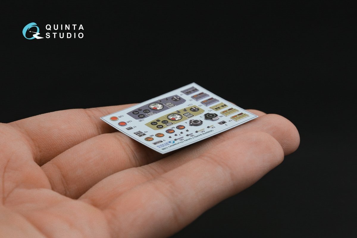 Quinta Studio QD35078 Sd.Kfz.7 family 3D-Printed &amp;amp; coloured Interior on decal paper (Trumpeter) 1/35 – zdjęcie 9