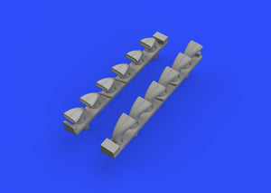 Eduard 648402 Bf 109G-6 exhaust stacks TAMIYA 1/48 – image 2