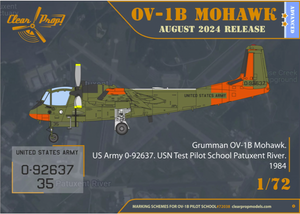 Clear Prop! CP72038 OV-1B Mohawk &amp;quot;Pilot School&amp;quot; ADVANCED KIT 1/72 – immagine 5