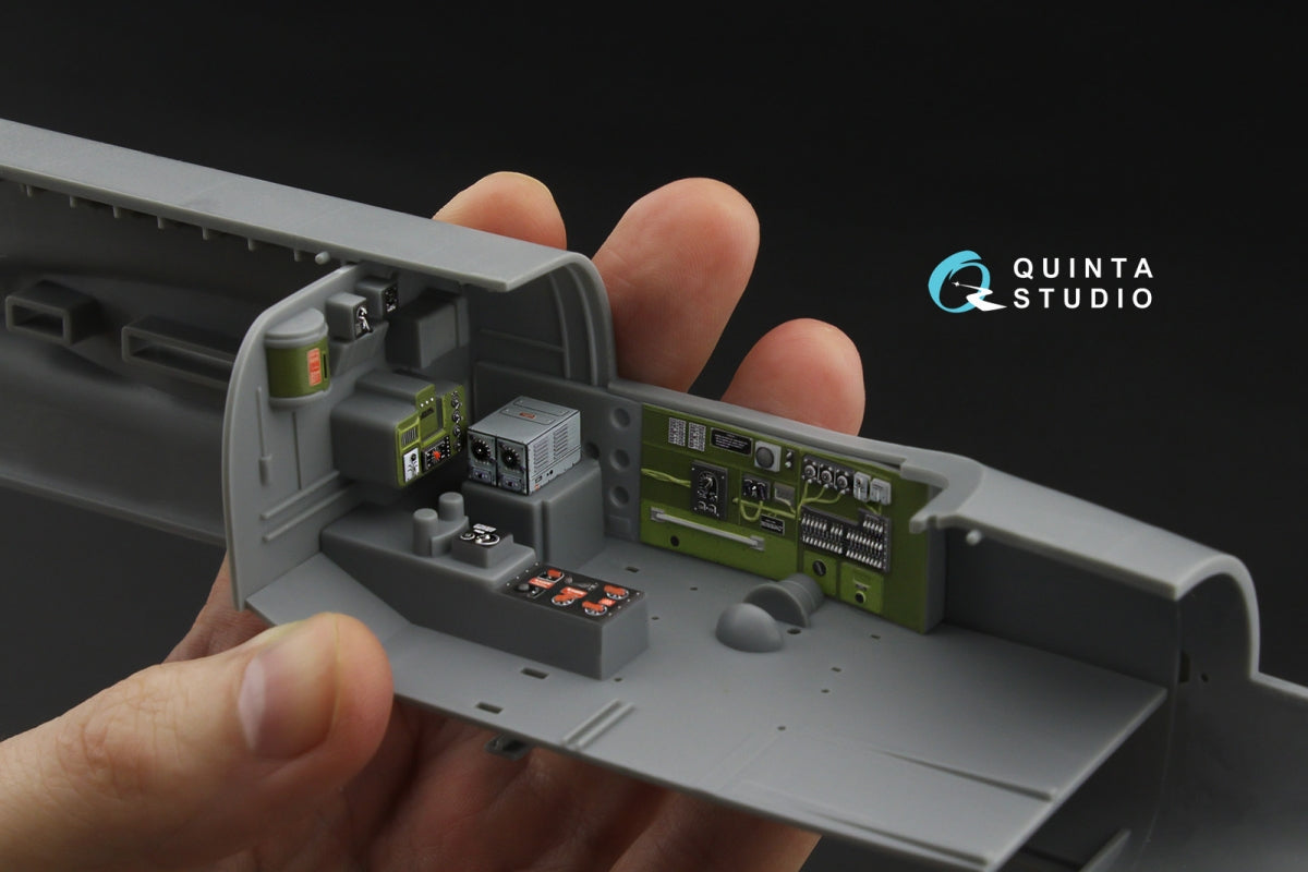 Quinta Studio QDS-32250 A-26C Invader 3D-Printed &amp;amp; colored Interior on decal paper (Hobby Boss) (with 3D-printed resin parts) 1/32 – image 5