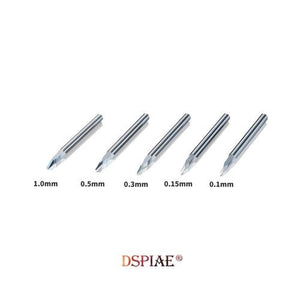 DSPIAE CS-PB01 PUSH BROACH COMBINATION SET / Zestaw do grawerowania – zdjęcie 4