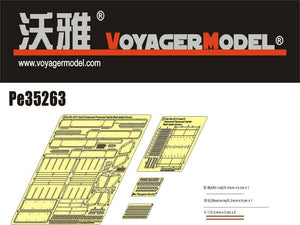 Voyager Model PE35263 WWII German Sd.Kfz.251/1 Ausf.D Armoured Personnel Carrier Back seats &amp;amp; boxes (For DRAGON Kit) 1/35