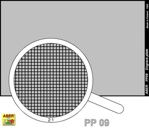 Aber PP09 Engrave plate (88 x 57mm) - pattern 09 – zdjęcie 2