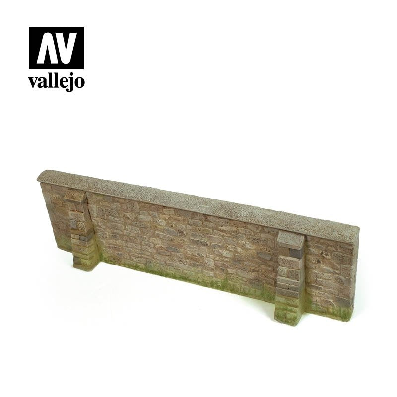Accessoires pour diorama Vallejo SC109 Mur de pierre rural 24x7 cm 1/35