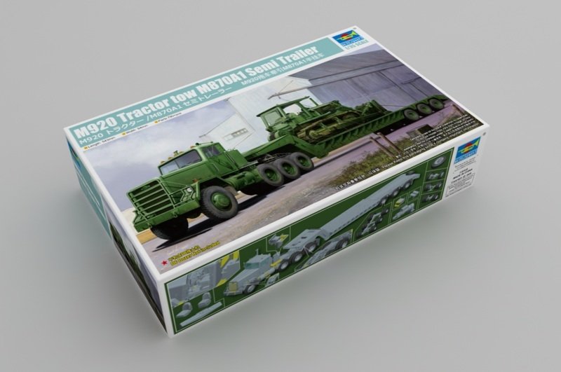 Trumpeter 01078 M920 Tractor tow with M870A1 semitrailer 1/35 – image 2