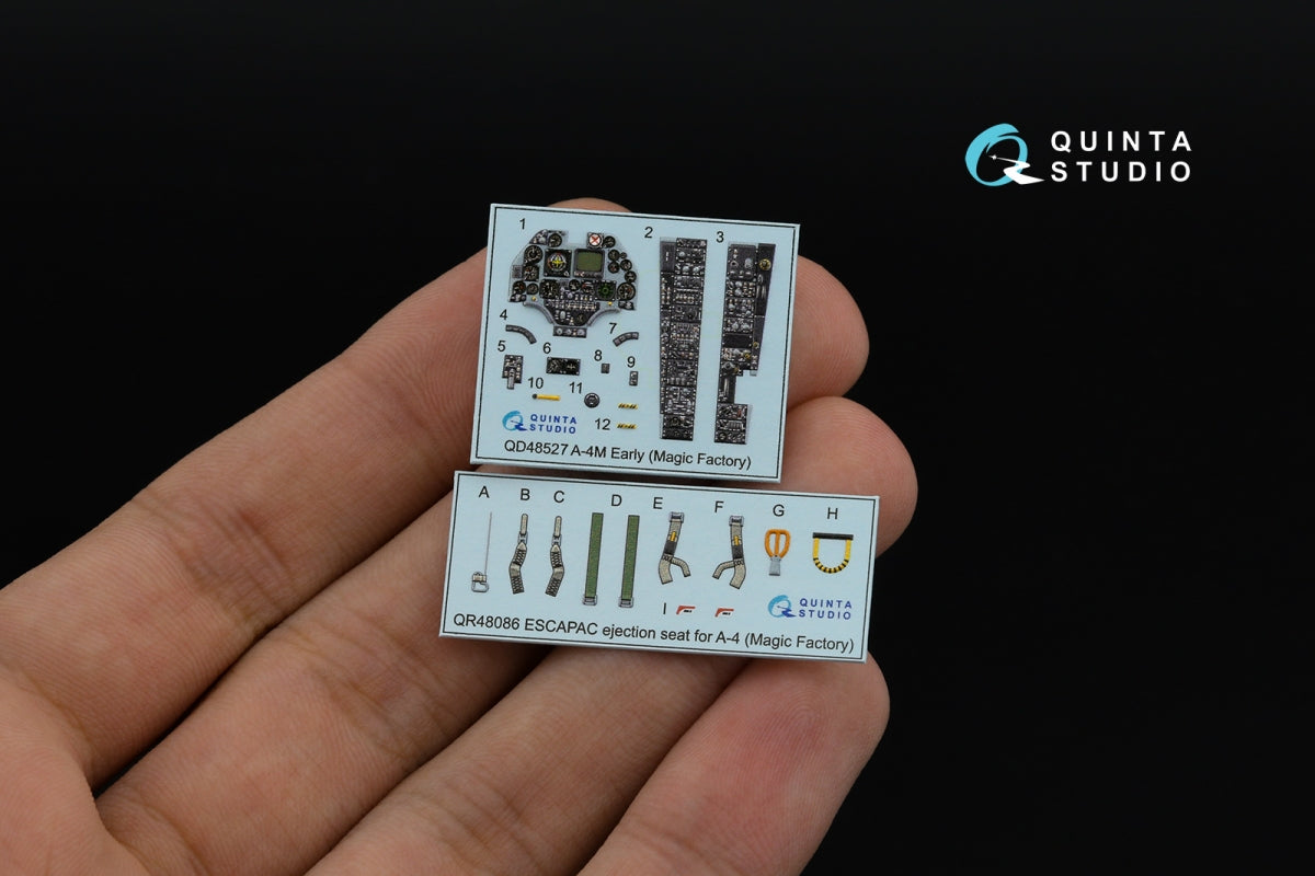 Quinta Studio QD48527 A-4M early 3D-Printed &amp;amp; coloured Interior on decal paper (Magic Factory) 1/48 – zdjęcie 3