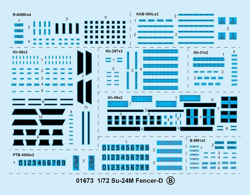 Trumpeter 01673 Su-24M Fencer-D – image 5