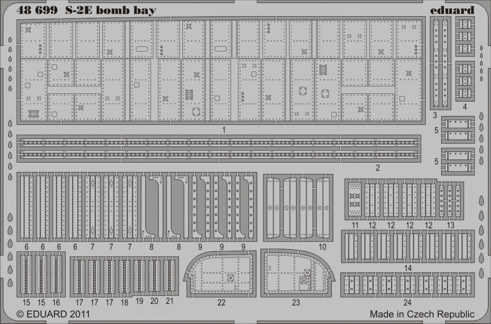 Eduard BIG49277 S-2E for KINETIC 1/48 – Bild 2