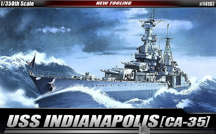 Academy 14107 USS INDIANAPOLIS 1/350