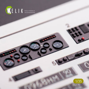 KELIK K35001 KAMAZ 4310 INTERIOR AND EXTERIOR 3D DECALS FOR ANY KIT 1/35 – zdjęcie 3