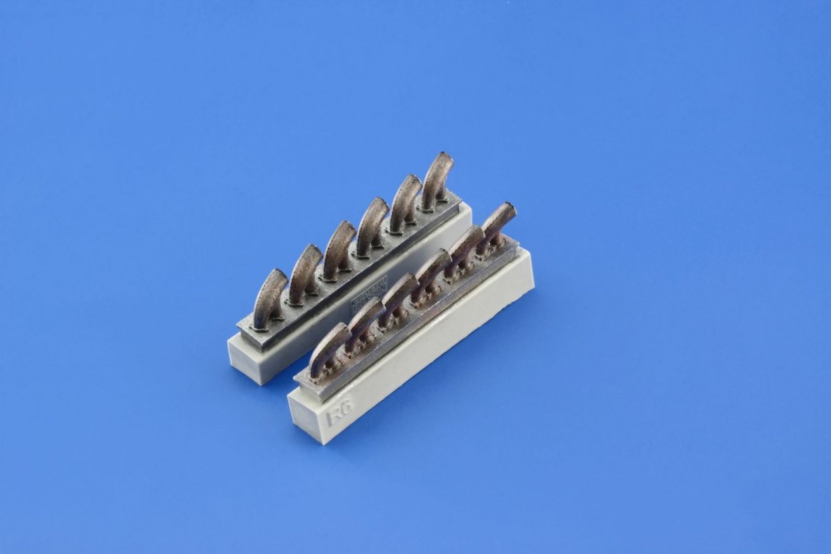 Eduard 632081 P-39Q/ N exhaust stacks KITTY HAWK 1/32 – zdjęcie 6
