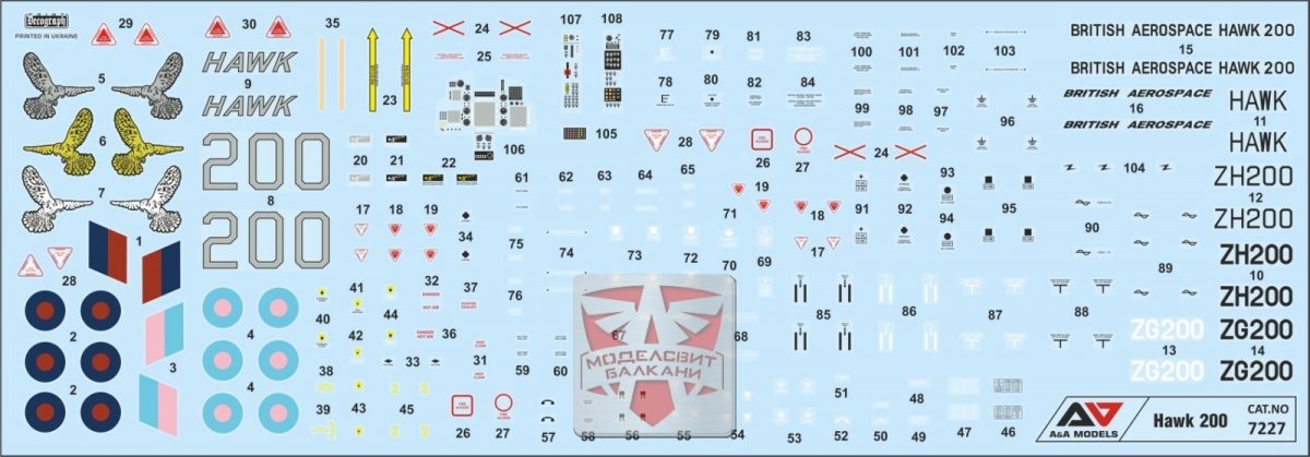 A&amp;amp;A Models 7227 Hawk 200 ZG200 - Light Multirole Fighter 1/72 – image 6