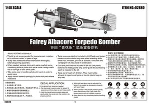 Trumpeter 02880 Fairey Albacore Torpedo Bomber 1/48 – zdjęcie 3