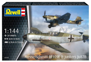 Revell 03770 Messerschmitt Bf109E - Junkers Ju87B Stuka 1/144 – zdjęcie 2