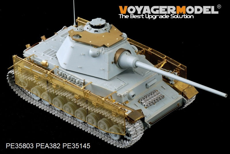 Voyager Model PE35803 WWII German Pz.Kpfw.IV Ausf.J (mit Panther F turret) For DRAGON 6824 1/35 – zdjęcie 3