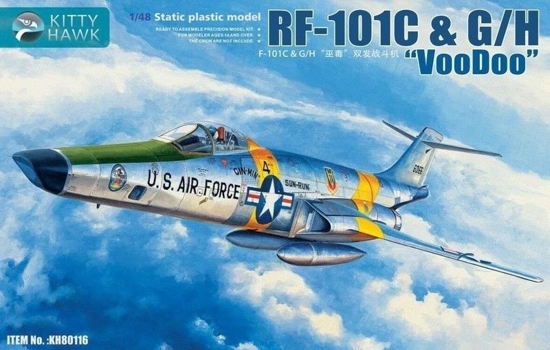 Kitty Hawk 80116 RF-101C & G/H "Voodoo" 1/48