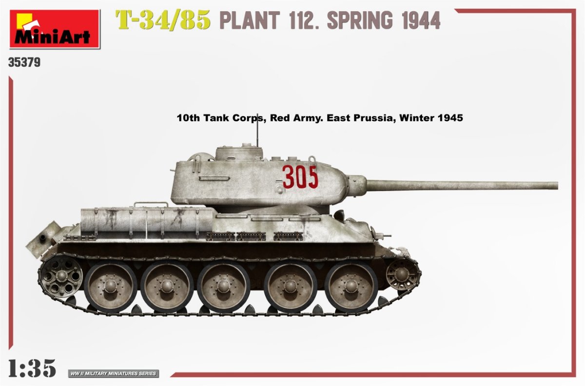 MiniArt 35379 T-34/85 PLANT 112. SPRING 1944 1/35 – image 7