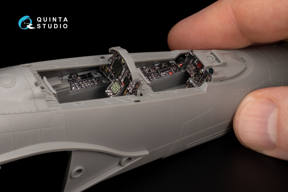 Quinta Studio QDS-48342 F-4G late 3D-Printed &amp;amp; coloured Interior on decal paper (Meng) (Small version) 1/48 – zdjęcie 11