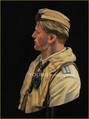 Young Miniatures YM1846 LUFTWAFFE PILOT North Africa WWII 1/10 – zdjęcie 4