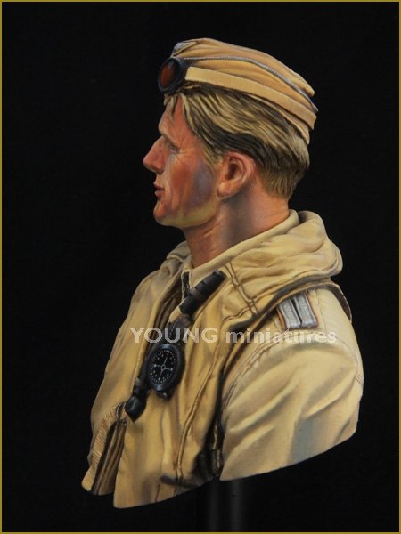 Young Miniatures YM1846 LUFTWAFFE PILOT North Africa WWII 1/10 – zdjęcie 4
