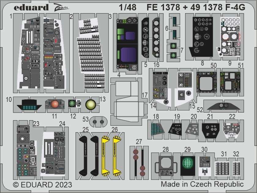 Eduard 491378 F-4G MENG 1/48
