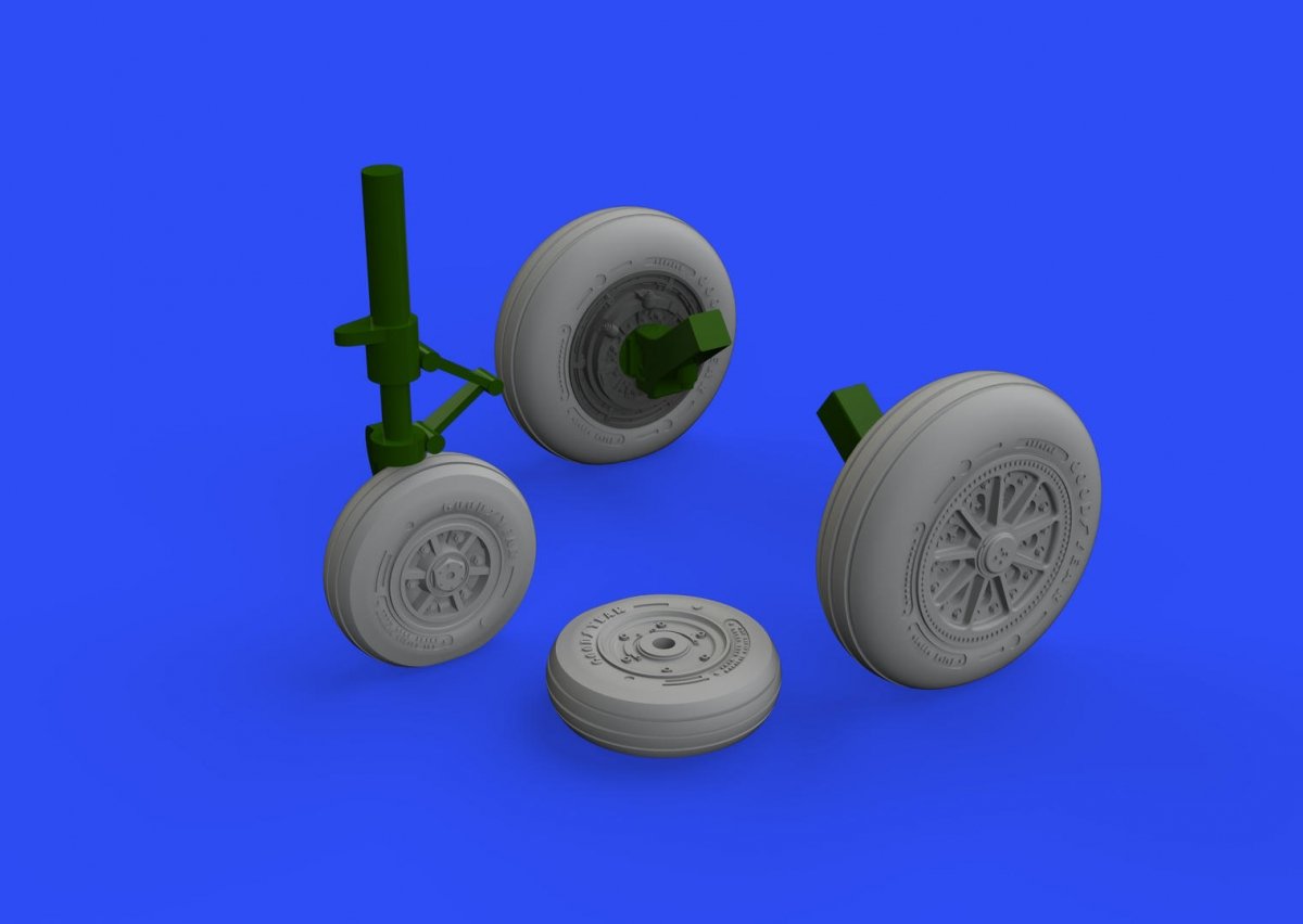 Eduard 648524 F-104 wheels late 1/48 KINETIC MODEL – image 2