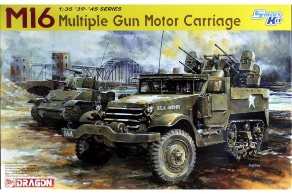 Dragon 6381 M16 Multiple Gun Motor Carriage Smart Kit 1/35 – zdjęcie 2
