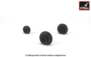 Armory Models AW72051 Mikoyan MiG-19 Farmer wheels w/ weighted tires 1/72 – immagine 4
