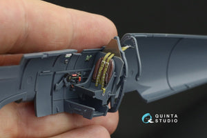 Quinta Studio QD48120 Spitfire Mk.VIII 3D-Printed &amp;amp; coloured Interior on decal paper (Eduard) 1/48 – zdjęcie 8