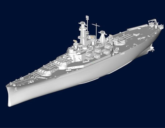 Trumpeter 05762 USS Alabama (BB-60) 1/700 – image 6