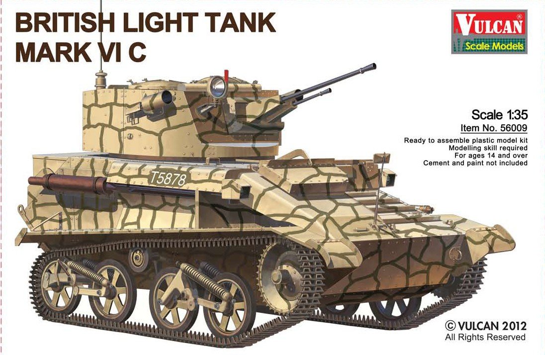 VULCAN 56009 Char léger britannique Mk.VI C (1/35)