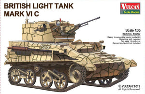VULCAN 56009 British Light Tank Mk.VI C 1/35
