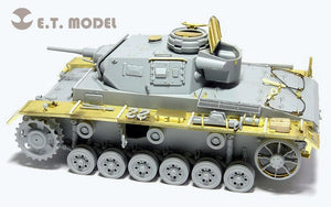 E.T. Model E35-030 WWII German Pz.Kpfw.III Ausf.J Basic (For DRAGON 6463/6394) 1/35 – immagine 2