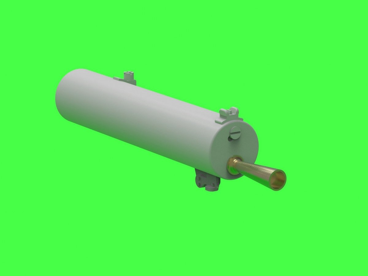 Master GM-35-035 Polish light tank 7TP - double turret - wz.30 heavy machine gun barrel (unarmored) and horn (for IBG set) 1/35 – image 13