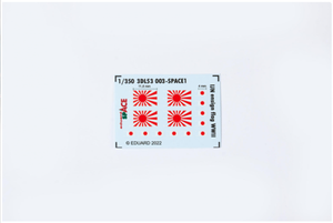 Eduard 3DL53003 IJN ensign flag WWII 1/350