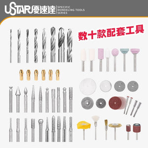U-Star UA-91635 Mini Charging Type Grinding Machine Set - szlifierka ręczna – zdjęcie 3